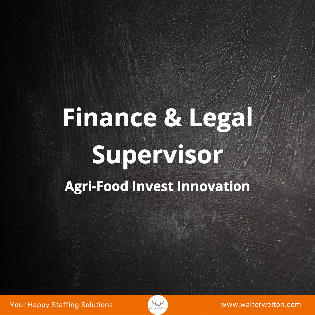 Finance & Legal Supervisor - FoodTech - GreenTech 
