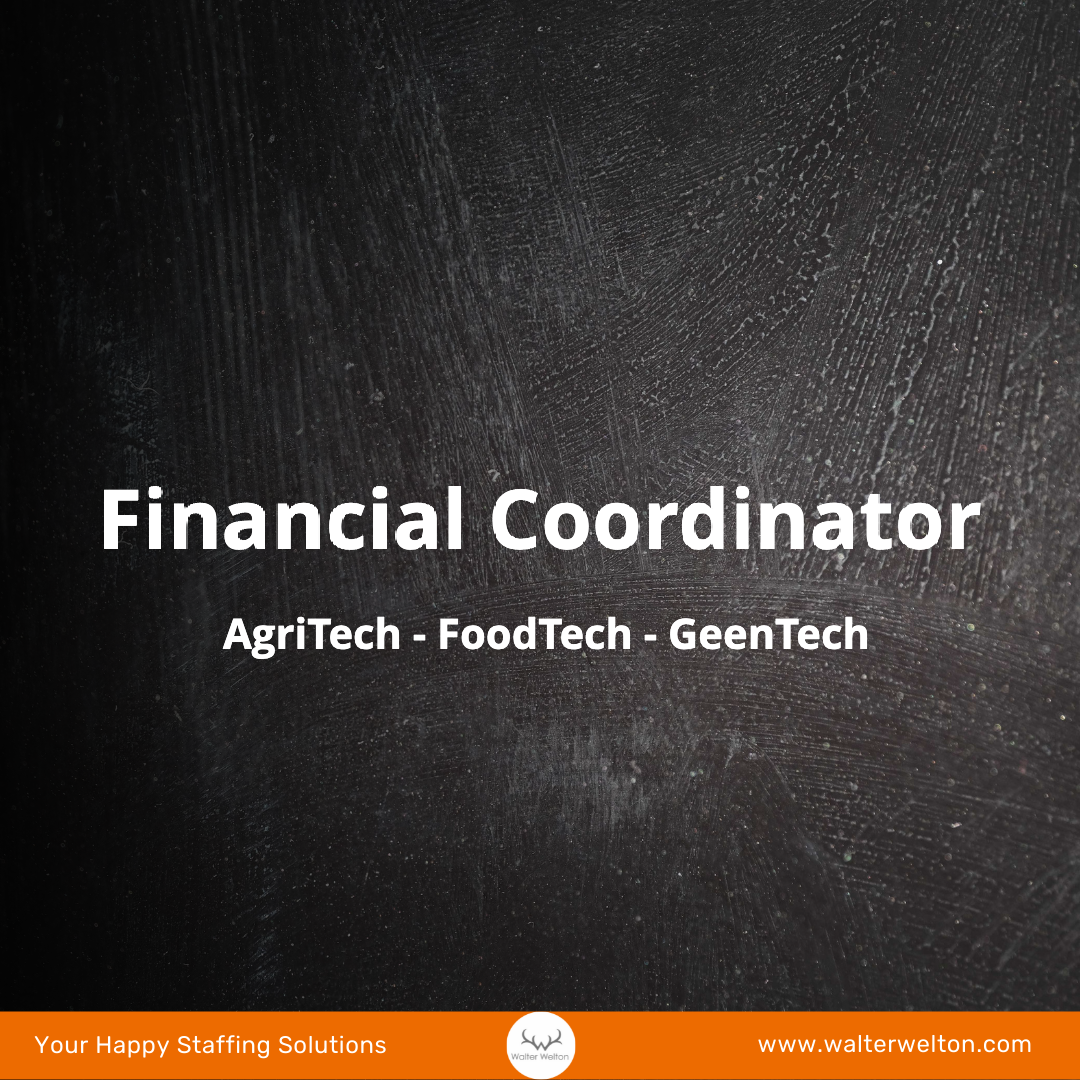 Financial Coordinator - AgriTech - FoodTech -  GreenTech